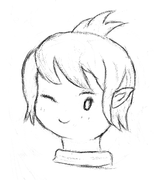 A Sketch of my online avatar